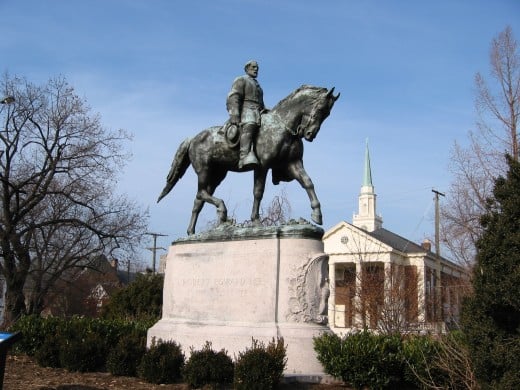 Robert E. Lee statue, Lee Park, Charlottesville, Virginia, VA 