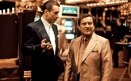 Robert De Niro and Joe Pesci in "Casino"
