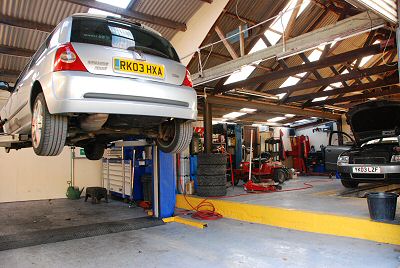 The MoT Centre would belong to history once Spider went to work for M&S... Guy Stapleton could no longer threaten