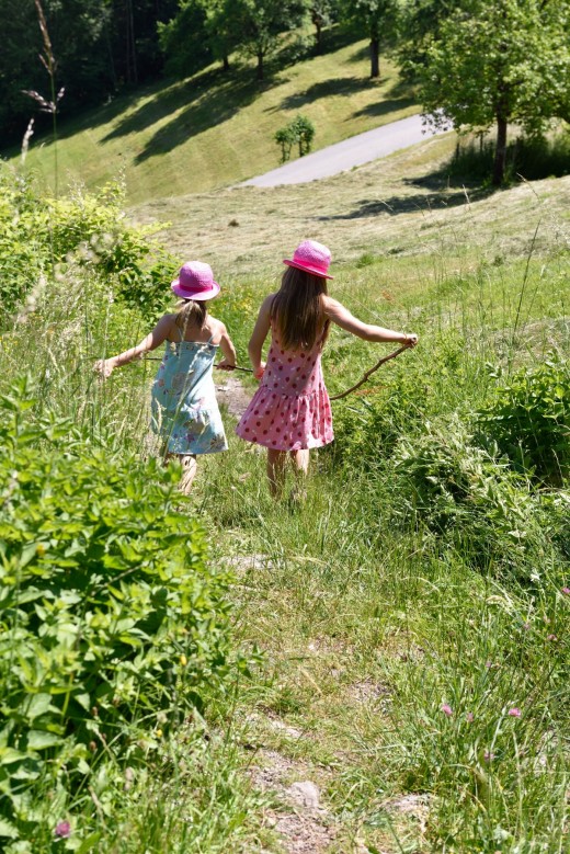 Girls Walking