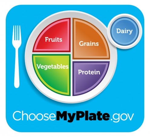 This is the proper way our plates should look at almost every meal. With a couple snacks in between.