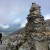 The first navigation cairn that we have encountered so far. This  means we are within reach of the summit.