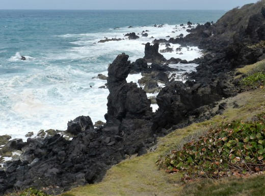Black Rocks Shoreline on the Atlantic coast.
