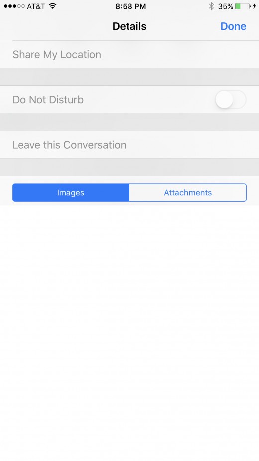 The Leave this Conversation button on the Details screen will be grayed out, and you'll no longer receive messages from this group chat.