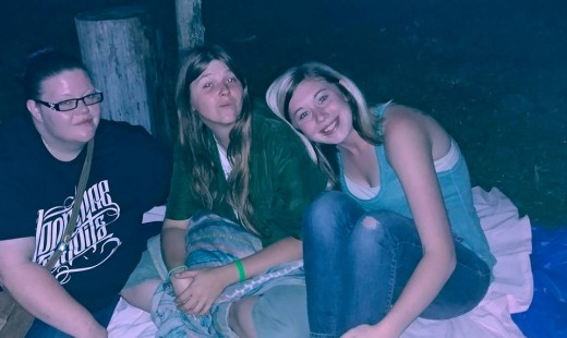my sister in law Natalie, me, and my sister-in-law Peyton