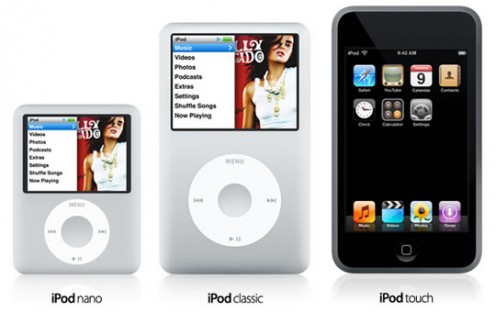 The iPod Range