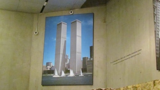 The Twin Towers before they were destroyed on September 11th, 2001 where more than 2,977 victims were killed. 