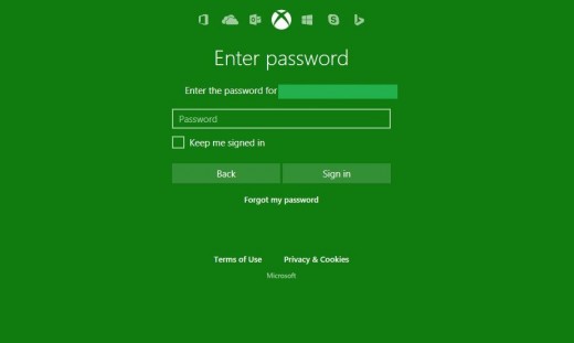 Enter the password associated with your Xbox Live account, and then click the green "Next" button.