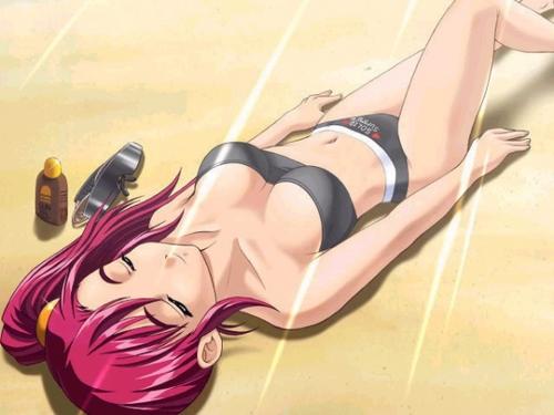 Sun tanning or sun bathing can damage your skin
