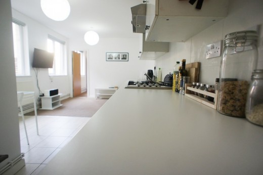 Inside a minimalist apartment