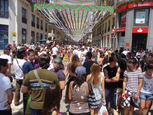 The centre of Málaga, buzzing with Spanish opportunities