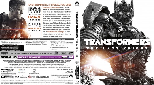 Transformers: The Last Knight - Out Now on Blu-Ray Disc