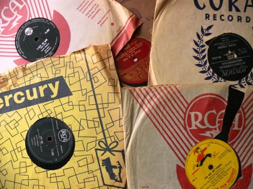 Some 7 Singles from Decca, Mercury and Gallo Labels
