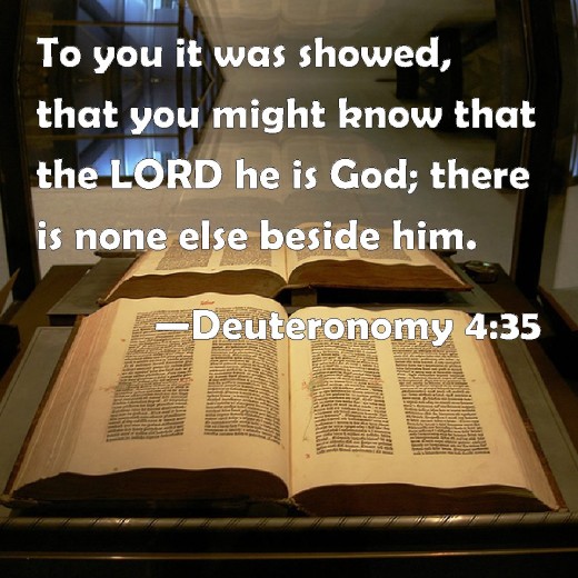 There Is NO Other God!