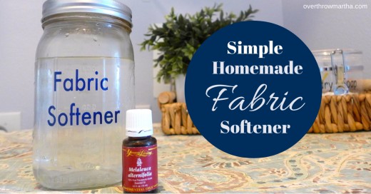 Homemade Fabric Softener