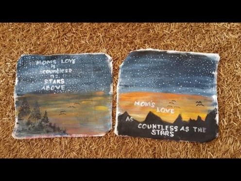Simple Painting that Could Melt a Mom's Heart