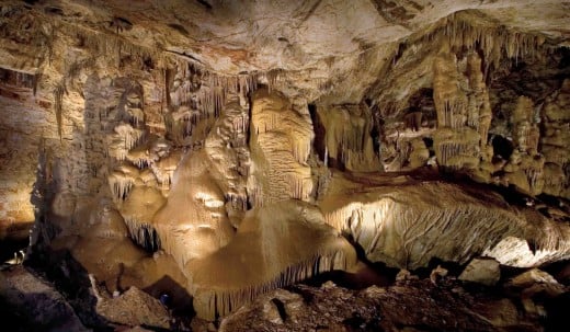 The 'big room' at Kartchner Caverns near Benson, AZ.