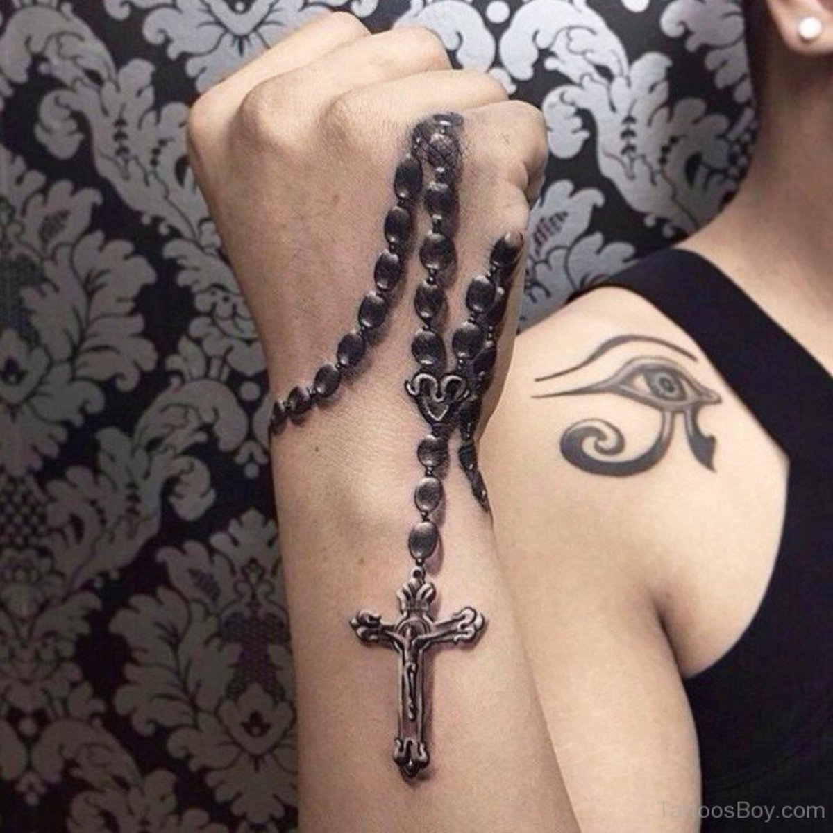 Rosary Bead Tattoo Ideas, Designs, and Meanings | TatRing