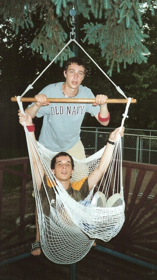 Alberto liked our hammock. It is called now "Alberto's hammock". Alberto says "Hi" to it in his letters and when in 2007 he announced that he is coming, he wrote "Get my hammock ready!"