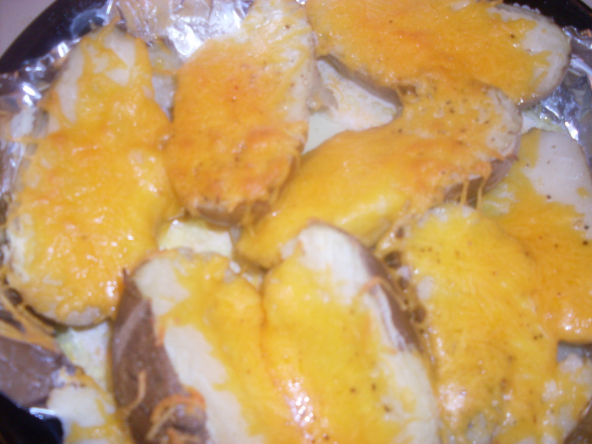 So Delicious. Ultimate cheesy potatoes with melted cheese. 