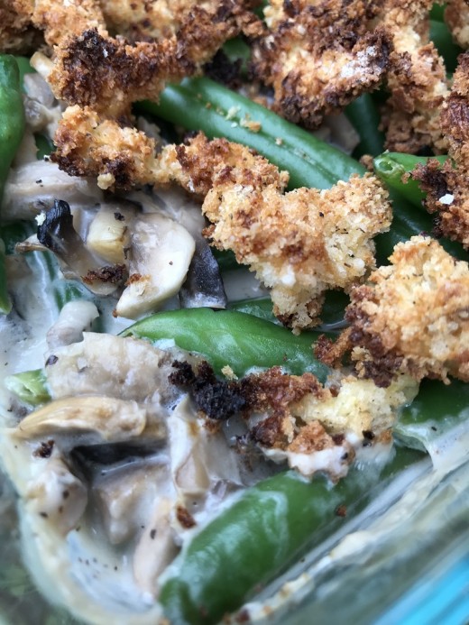 Homemade green bean casserole is a favorite on many families' tables!