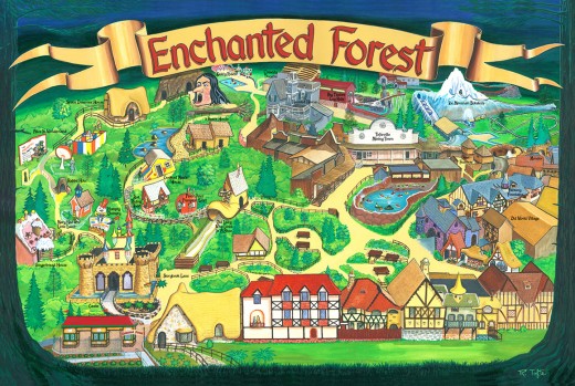 Map of the Enchanted Forest
