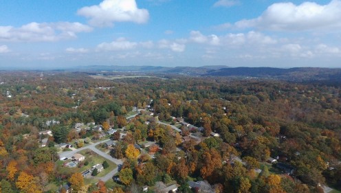 A shot of fall colors in Chattanooga, TN