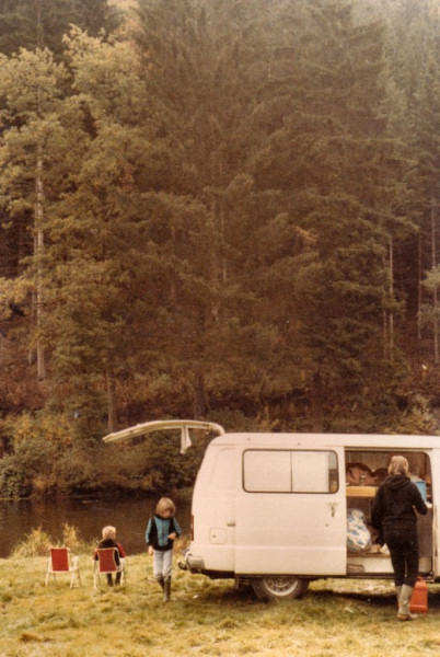 Campint at the river Ourthe