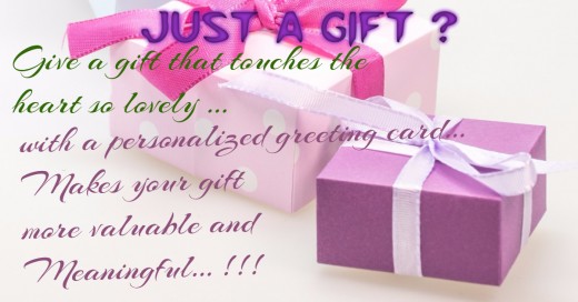 Gift versus Gift with a personalized card? What do you prefer?