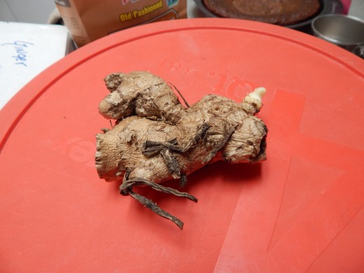 Ginger Root ready to be planted