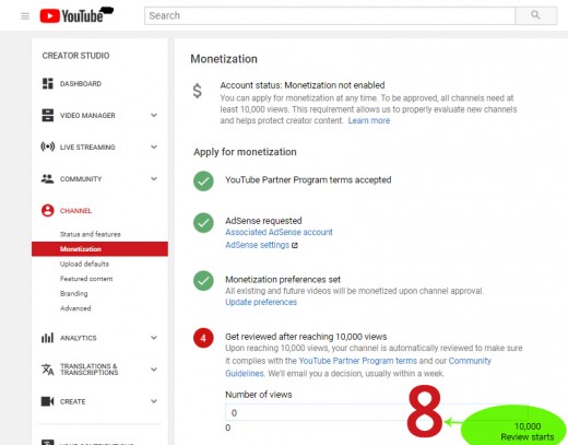 Step 8:Status of reviewing