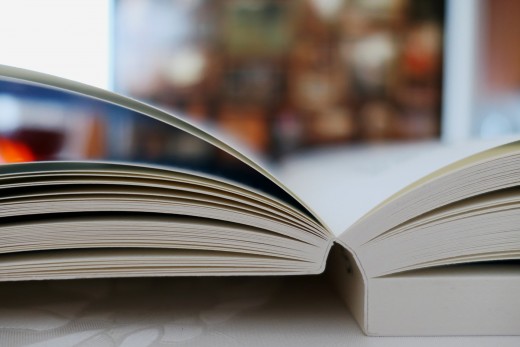 This is a common type of binding called a perfect bound book.