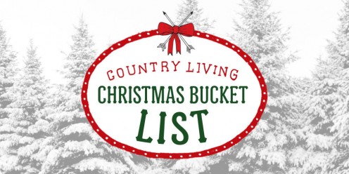 Bucket list for holiday season.