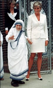Mother Teresa and Princess Diana      from trubrits journal