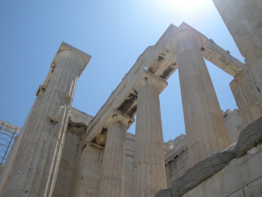 The Acropolis in Athens Greece 