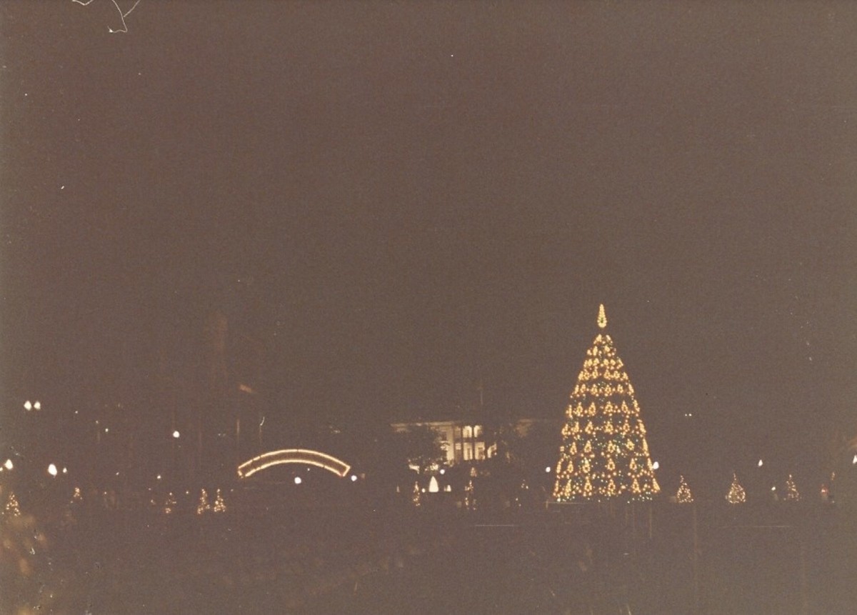 Christmas in Washington, DC in the 80s