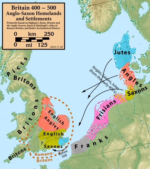 Across the Channel and North Sea approaches waves of Germanic migrants almost queued to reach these shores, with the Angles and Saxons splitting, going their separate ways on making landfall