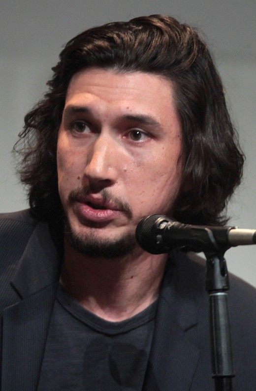 Adam Driver played Kylo Ren.