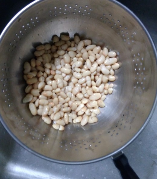Rinse beans in cool water