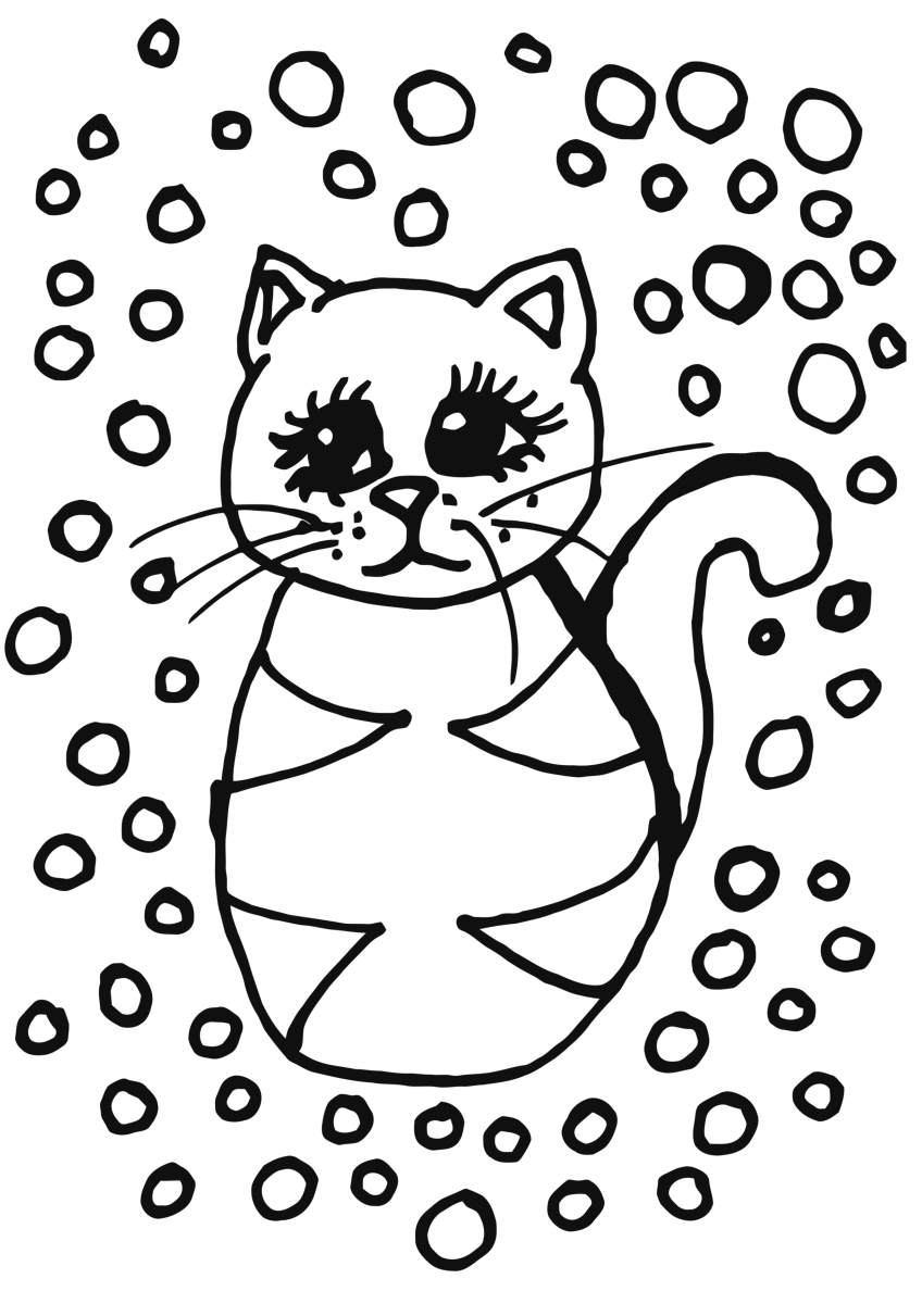 10 Free Printable Cat Coloring Pages for Kids | HubPages