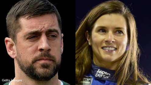 Aaron Rodgers and Danica Patrick.
