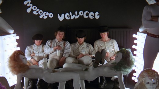 “A Clockwork Orange.” The author’s personal choice as the most perfect film ever made.  