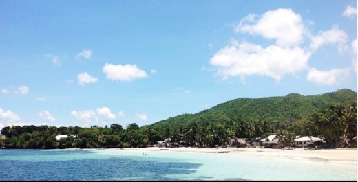 This is the view that greets you upon arrival in Siquijor Island