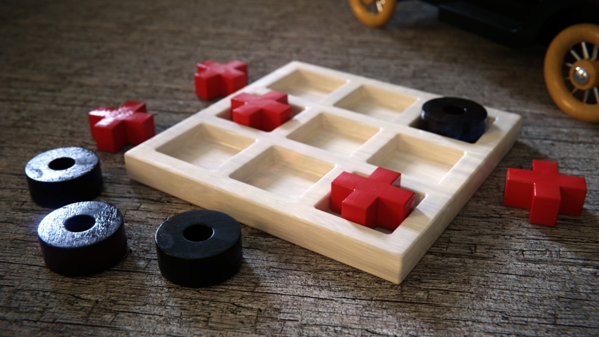 A simple but pleasurable game board for young children. 