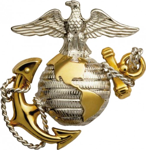 Eagle, Globe, and Anchor for the dress uniform: officer