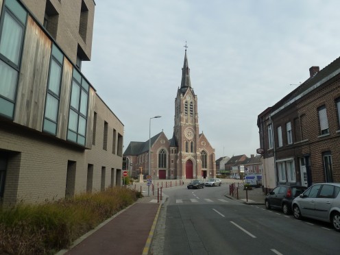 Bousbecque church, Nord department of France