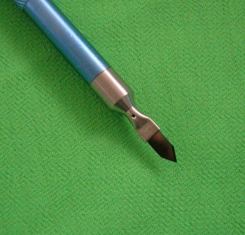 Diamond edged scalpel