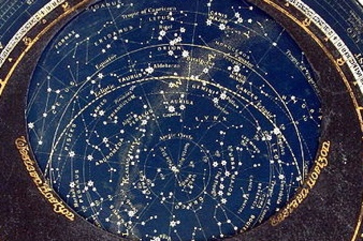 Planisphere-star chart