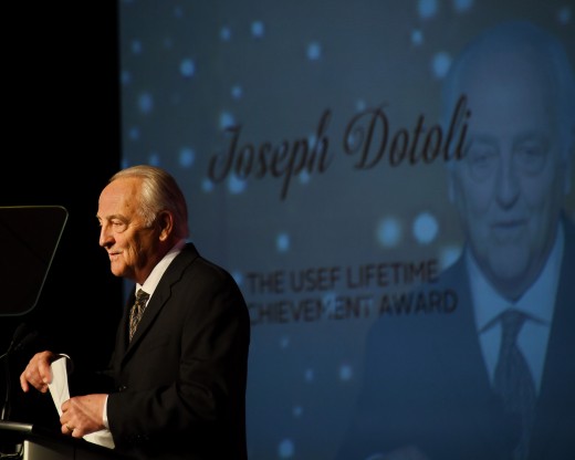 Joe Dotoli, winner of the Lifetime Achievement Award.