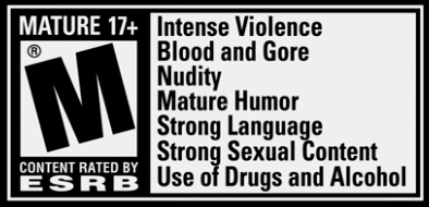 ESRB rating of Grand Theft Auto V